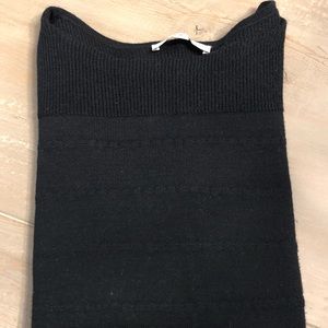 Loft 3/4 Sleeve Black Sweater - Size M